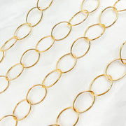 674GF. 14k Gold Filled Smooth Oval Link Chain